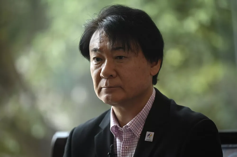 Quyền trưởng ban tổ chức ASIAD 20, ông Yasuhiro Nakamori. Ảnh: AFP quyen-chu-tich-asiad-20-yasuhiro-nakamori.jpeg
