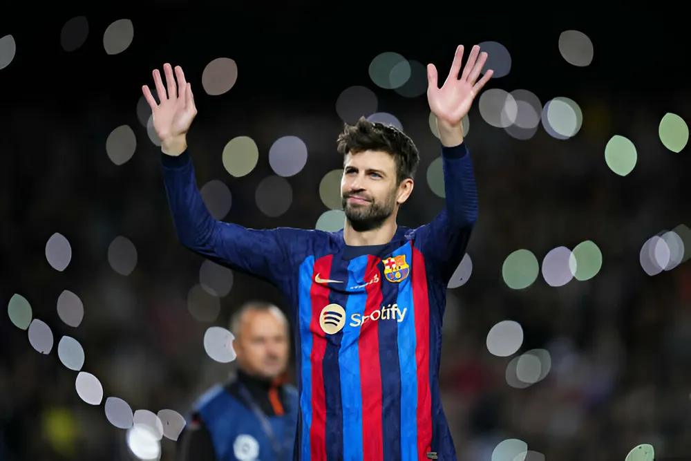 Gerard Pique khi còn khoác áo Barca. Ảnh: GETTY Cựu sao Barca