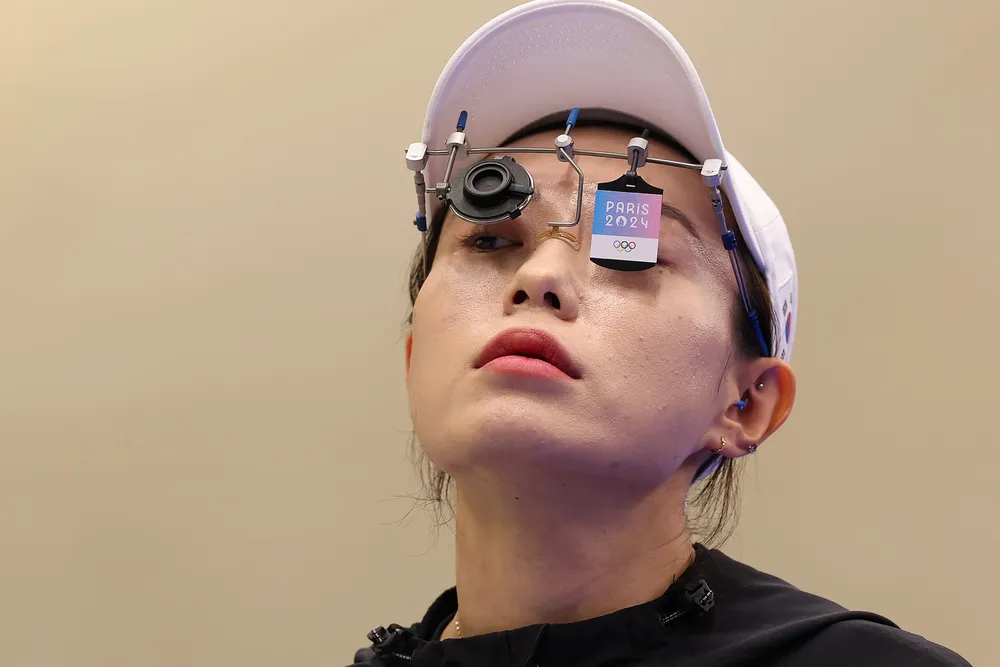 Kim ye-ji tranh tài tại Olympic Paris. Ảnh: REUTERS nu-xa-thu-han-quoc-1.jpg