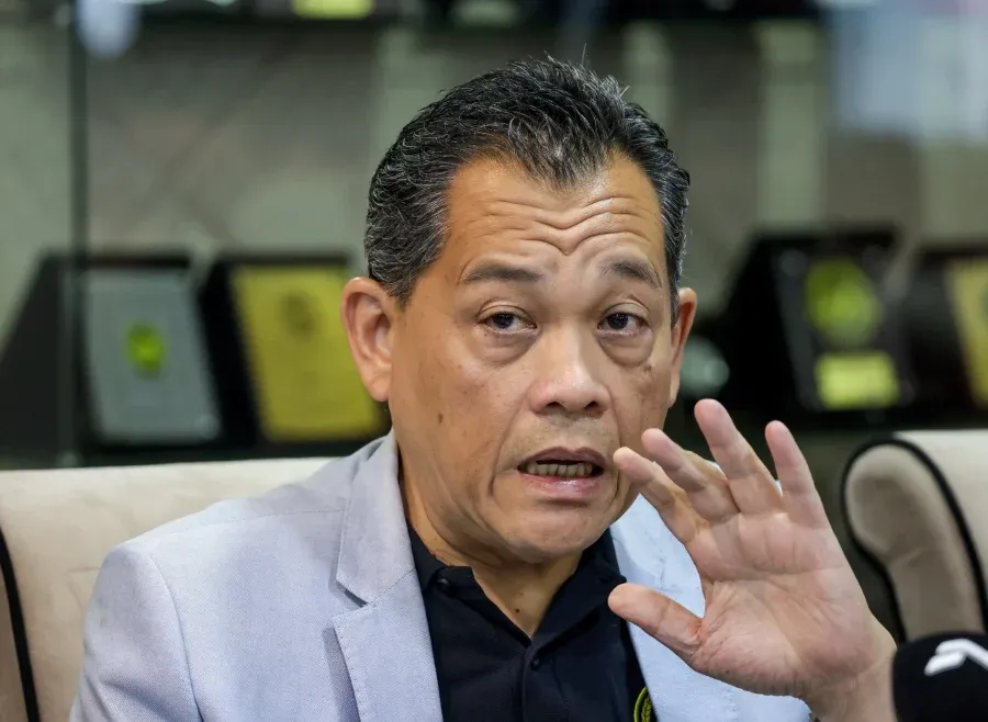 Chủ tịch Liên đoàn Bóng đá Malaysia (FAM) Hamidin Amin. ẢNH: NTS hamidin.jpg