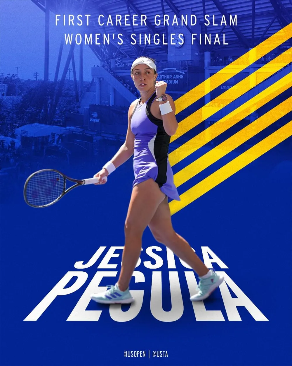 Pegula lần đầu tiên vào chung kết một giải Grand Slam trong sự nghiệp. Ảnh: USOPEN pegula-nguoc-dong-than-ky-2.JPG