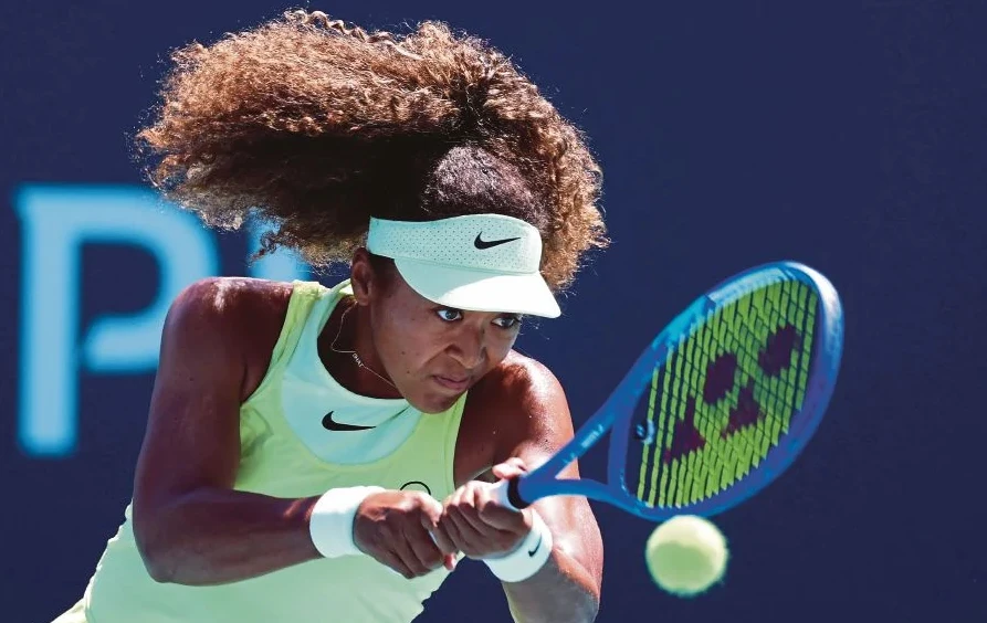 Tay vợt tên tuổi người Nhật Bản Naomi Osaka. Tay vợt tên tuổi