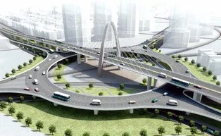 Khởi công cầu vượt 3 tầng ở Đà Nẵng ảnh 1