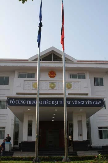 Lễ viếng Đại tướng Võ Nguyên Giáp tại Lào ảnh 6