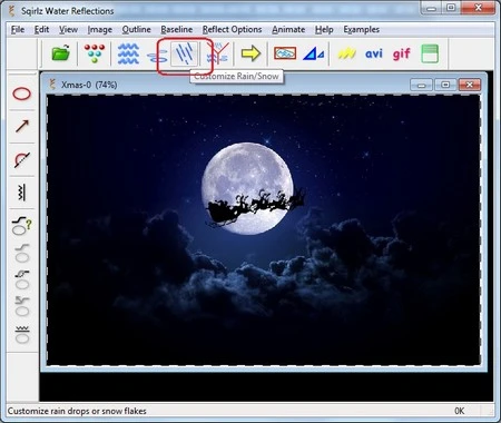 Tạo hiệu ứng động tuyết rơi cho bức ảnh mùa Giáng sinh ảnh 3