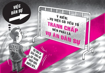 Vụ án hay việc dân sự? ảnh 1