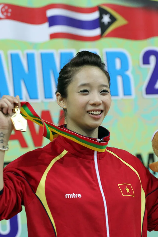 Ngắm 'thiên thần' Wushu Thúy Vi trên bục nhận HCV ảnh 5 Ngắm 'thiên thần' Wushu Thúy Vi trên bục nhận HCV ảnh 5