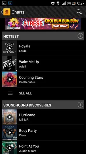 Ứng dụng Android giúp tìm kiếm thông tin bài hát qua giai điệu ảnh 4 Ứng dụng Android giúp tìm kiếm thông tin bài hát qua giai điệu ảnh 4