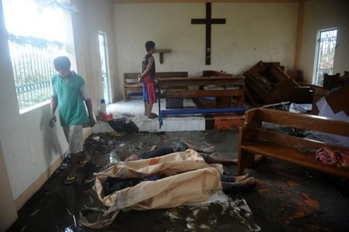 Philippines tan hoang sau siêu bão ảnh 10