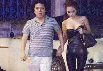 Phương Trinh và bạn trai Dũng "Xoăn" (Ảnh: Kênh14)