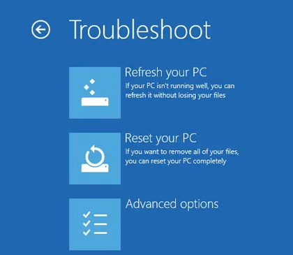Tìm hiểu chức năng Refresh và Reset trên Windows 8 ảnh 5 Tìm hiểu chức năng Refresh và Reset trên Windows 8 ảnh 5