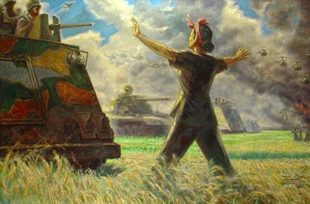 Hoạ sĩ Lê Lam: Một thời đã qua và bức tranh "Dừng lại" ảnh 2