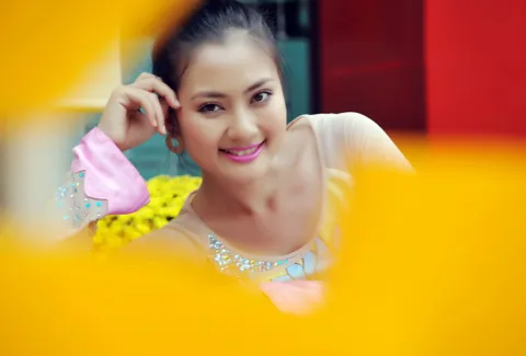 Kiều nữ Ngọc Lan cười ảnh 9