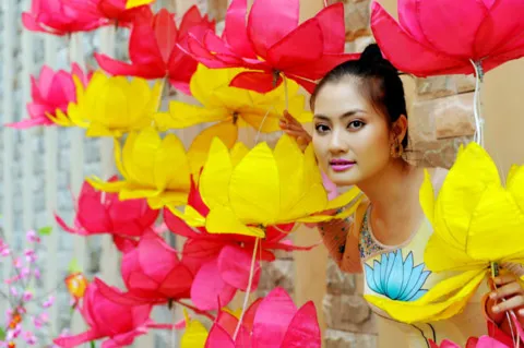 Kiều nữ Ngọc Lan cười ảnh 18