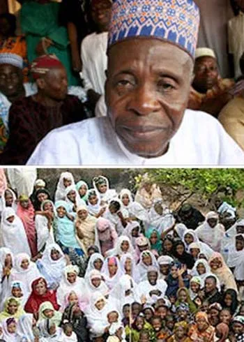 Ông cụ 87 tuổi có 185 con với 107 bà vợ ảnh 1