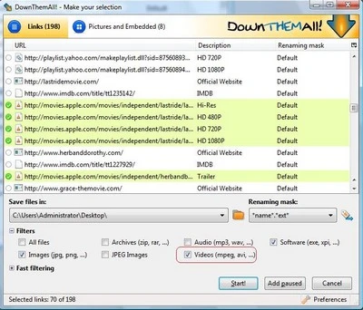 Tăng tốc và download tất cả các file ảnh 2