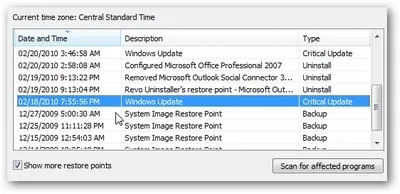 Sử dụng System Restore để khôi phục hệ thống trên Windows 7 ảnh 3 Sử dụng System Restore để khôi phục hệ thống trên Windows 7 ảnh 3