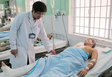 Chém bảo vệ để cướp tài sản công trường ảnh 1 Chém bảo vệ để cướp tài sản công trường ảnh 1