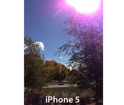 iPhone 5 dính thêm lỗi chụp ảnh có ánh tím ảnh 2