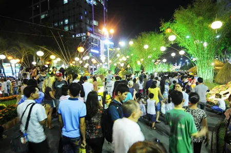 Khai mạc Đường hoa Nguyễn Huệ Tết Quý Tỵ 2013 ảnh 6 Khai mạc Đường hoa Nguyễn Huệ Tết Quý Tỵ 2013 ảnh 6