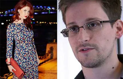 Điệp viên quyến rũ Anna Chapman cầu hôn Snowden ảnh 1