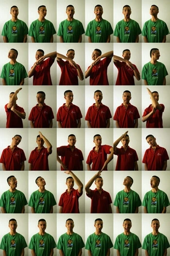 Mốt chụp ảnh tạo hình bằng cánh tay của cư dân mạng ảnh 7