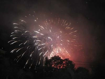 Chùm ảnh: Người dân TP. HCM xem pháo hoa trong mưa ảnh 22