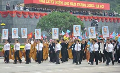 Hình ảnh Lễ mít-tinh, diễu binh, diễu hành kỷ niệm 1.000 năm Thăng Long - Hà Nội ảnh 13