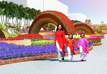 Đường hoa Nguyễn Huệ 10 năm lưu dấu ảnh 2