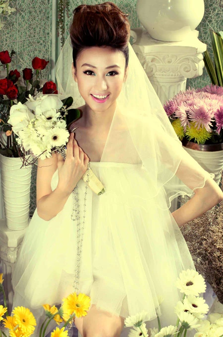 Cô dâu Ngân Khánh xinh đẹp ảnh 5