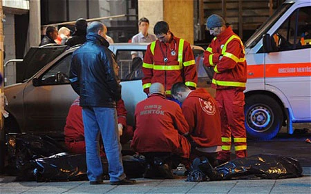 Giẫm đạp chết người tại Hungary ảnh 1