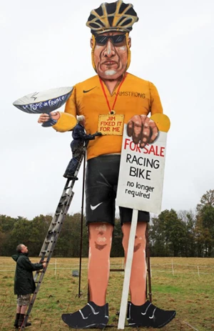 Lance Armstrong sắp bị "đốt" ở Anh ảnh 1 Lance Armstrong sắp bị "đốt" ở Anh ảnh 1