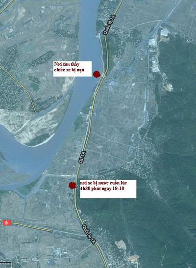 Tường thuật trực tiếp: Trục vớt chiếc xe khách bị lũ cuốn trôi - Phần 1 ảnh 6