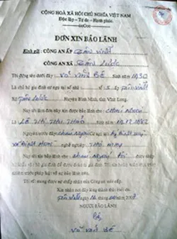 Một nhân viên ấp đã ký thay người chết trong giấy bảo lãnh. Một nhân viên ấp đã ký thay người chết trong giấy bảo lãnh.