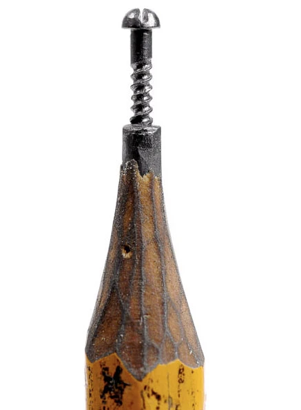 Điêu khắc siêu nhỏ trên... ruột bút chì ảnh 8