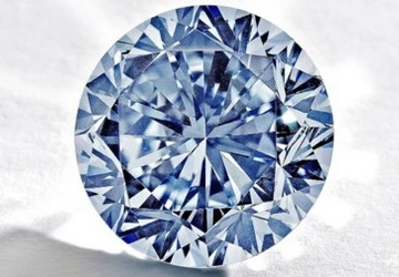 Ngắm viên kim cương xanh siêu hiếm được chào với giá 19 triệu USD ảnh 1