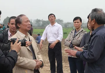 Doanh nghiệp không thừa nhận việc lấp mộ ảnh 1