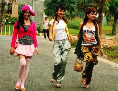 Cảnh trong phim Siêu mẫu xì trum