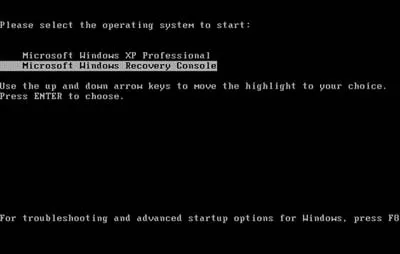 Cài đặt Recovery Console trong Win XP ảnh 1 Cài đặt Recovery Console trong Win XP ảnh 1