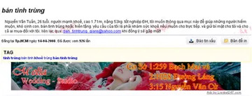 Rao bán tinh trùng ảnh 2 Rao bán tinh trùng ảnh 2