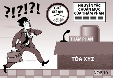 Cán bộ tố tụng không nên nói lắp, tóc tai bù xù ảnh 1