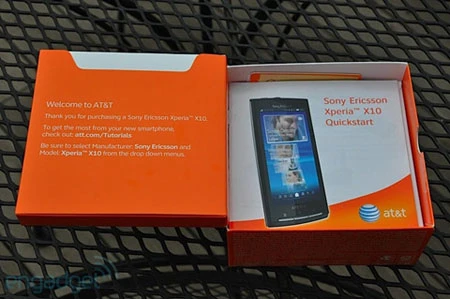 "Đập hộp" Xperia X10 phiên bản Mỹ ảnh 2 "Đập hộp" Xperia X10 phiên bản Mỹ ảnh 2