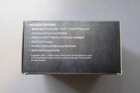 Đập hộp điện thoại Motorola Droid 2 mới “ra lò” ảnh 4 Đập hộp điện thoại Motorola Droid 2 mới “ra lò” ảnh 4
