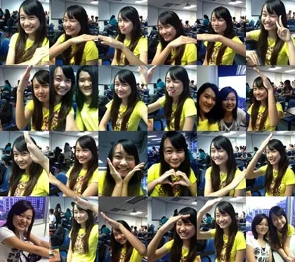 Mốt chụp ảnh tạo hình bằng cánh tay của cư dân mạng ảnh 1