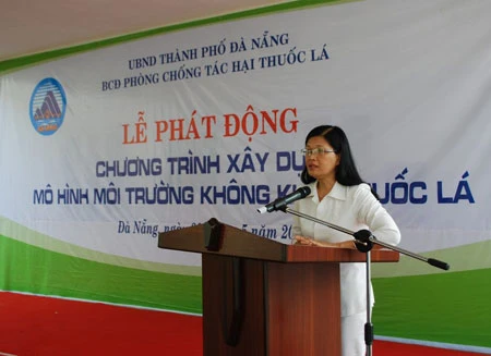 Đà Nẵng phát động chương trình không khói thuốc lá ảnh 1 Đà Nẵng phát động chương trình không khói thuốc lá ảnh 1