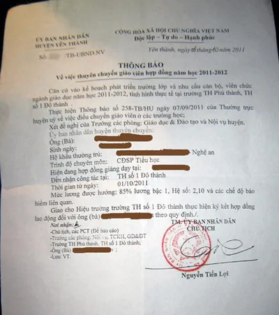Nghệ An: Nhiều giáo viên hợp đồng bỏ dạy vì bị thuyên chuyển ảnh 1 Nghệ An: Nhiều giáo viên hợp đồng bỏ dạy vì bị thuyên chuyển ảnh 1