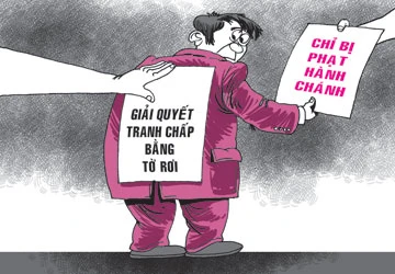 Giải quyết tranh chấp bằng… tờ rơi ảnh 1