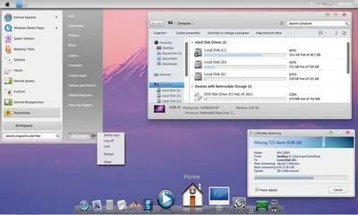 Giúp Windows 7 khoác áo “sử tử dũng mãnh” Mac OS Lion ảnh 2 Giúp Windows 7 khoác áo “sử tử dũng mãnh” Mac OS Lion ảnh 2