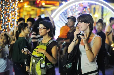 Khai mạc Đường hoa Nguyễn Huệ Tết Quý Tỵ 2013 ảnh 10 Khai mạc Đường hoa Nguyễn Huệ Tết Quý Tỵ 2013 ảnh 10