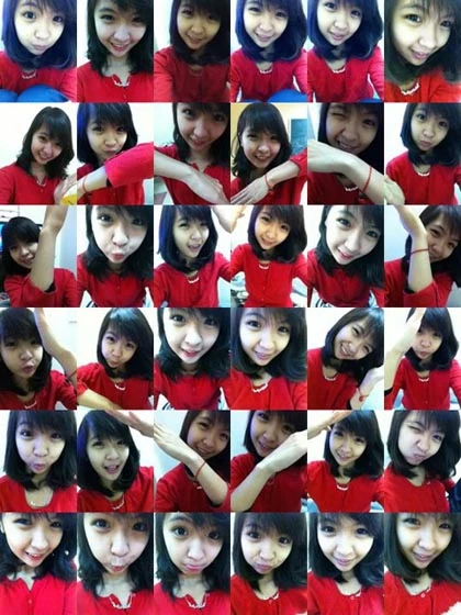 Mốt chụp ảnh tạo hình bằng cánh tay của cư dân mạng ảnh 4